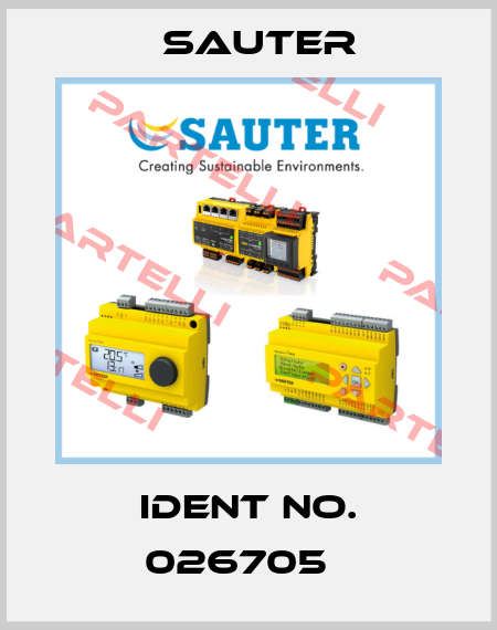 Ident No. 026705   Sauter