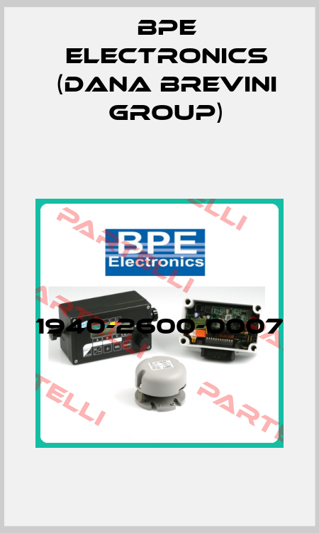 1940-2600-0007  BPE Electronics (Dana Brevini Group)