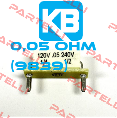 0,05 oHM (9839) KB Electronics