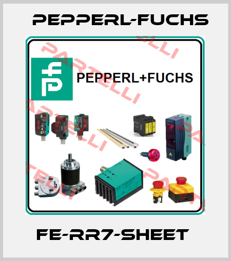 FE-RR7-SHEET  Pepperl-Fuchs