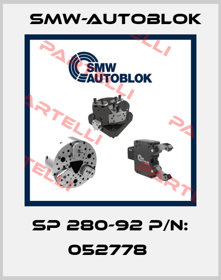 SP 280-92 P/N: 052778  Smw-Autoblok