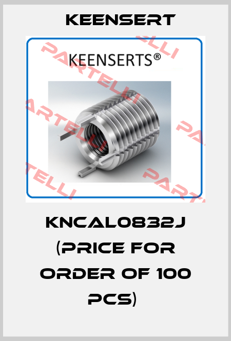 KNCAL0832J (price for order of 100 pcs)  Keensert