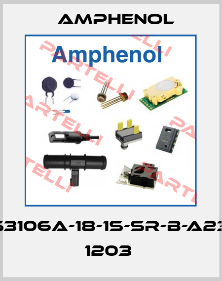 MS3106A-18-1S-SR-B-A23-9 1203  Amphenol