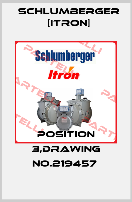 position 3,drawing No.219457  Schlumberger [Itron]