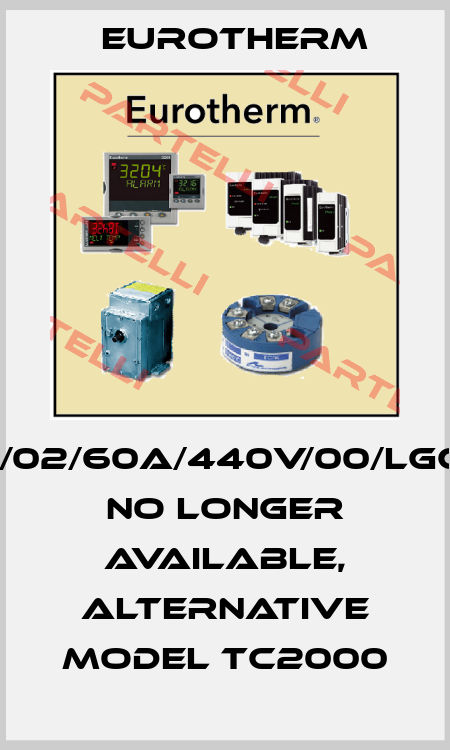 TC2020/02/60A/440V/00/LGC/00/00- no longer available, alternative model TC2000 Eurotherm