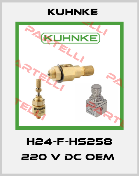 H24-F-HS258 220 v DC OEM  Kuhnke