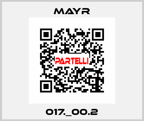 017._00.2 Mayr