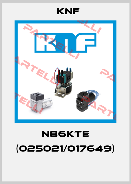 N86KTE (025021/017649)  KNF
