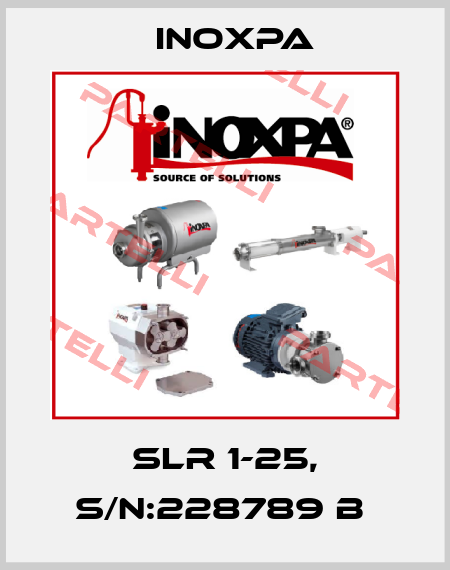 SLR 1-25, S/N:228789 B  Inoxpa