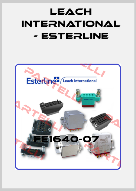 FE1640-07  Leach International - Esterline