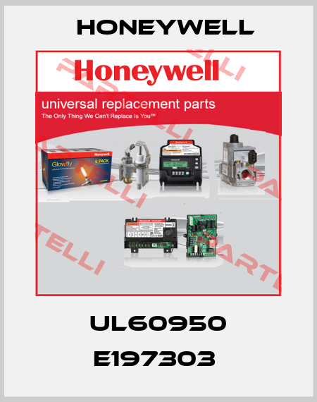 UL60950 E197303  Honeywell