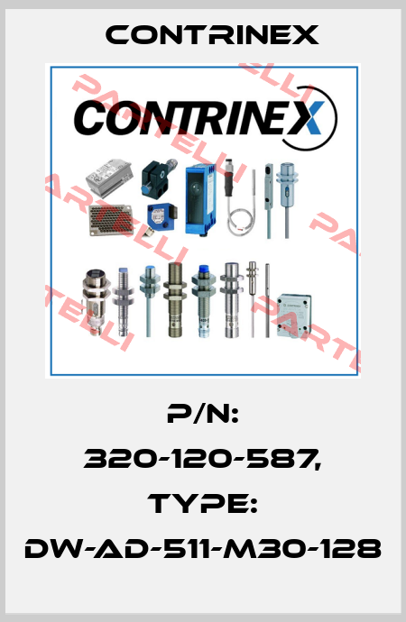 p/n: 320-120-587, Type: DW-AD-511-M30-128 Contrinex