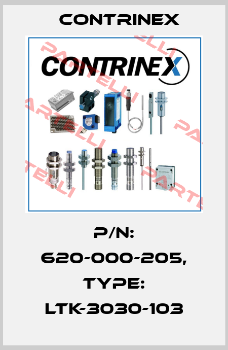 p/n: 620-000-205, Type: LTK-3030-103 Contrinex