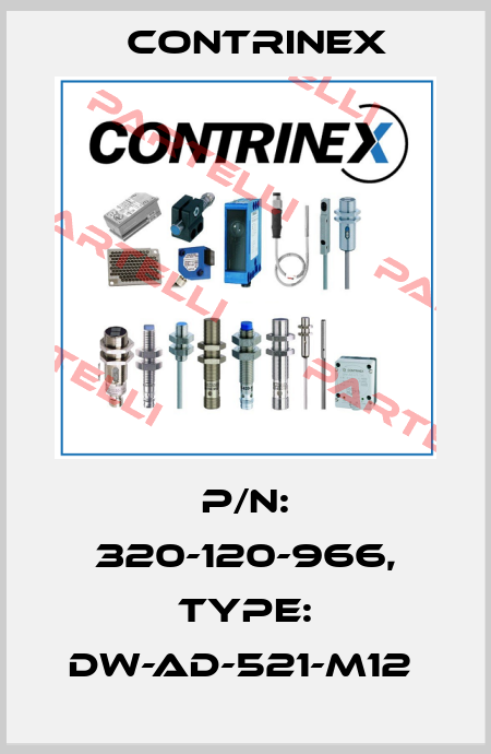 P/N: 320-120-966, Type: DW-AD-521-M12  Contrinex