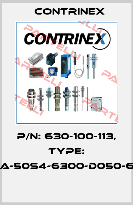P/N: 630-100-113, Type: YCA-50S4-6300-D050-69K  Contrinex
