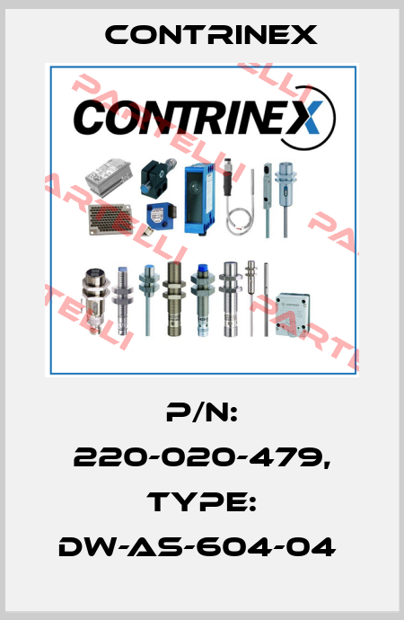 P/N: 220-020-479, Type: DW-AS-604-04  Contrinex