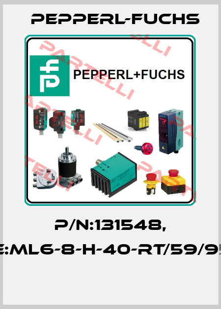 P/N:131548, Type:ML6-8-H-40-RT/59/95/136  Pepperl-Fuchs