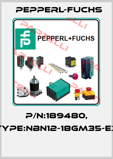 P/N:189480, Type:NBN12-18GM35-E3  Pepperl-Fuchs