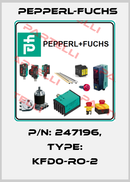 p/n: 247196, Type: KFD0-RO-2 Pepperl-Fuchs