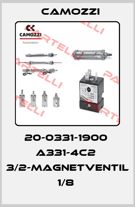 20-0331-1900  A331-4C2  3/2-MAGNETVENTIL 1/8  Camozzi
