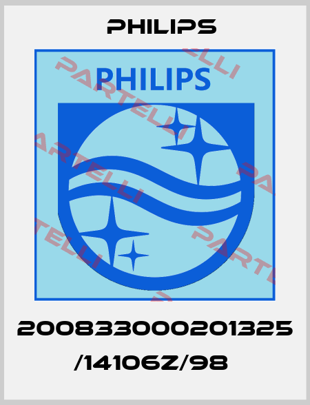 200833000201325 /14106Z/98  Philips
