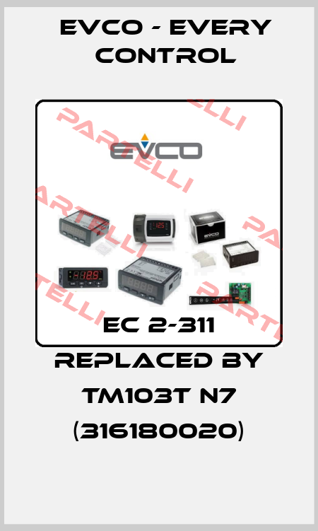 EC 2-311 REPLACED BY TM103T N7 (316180020) EVCO - Every Control