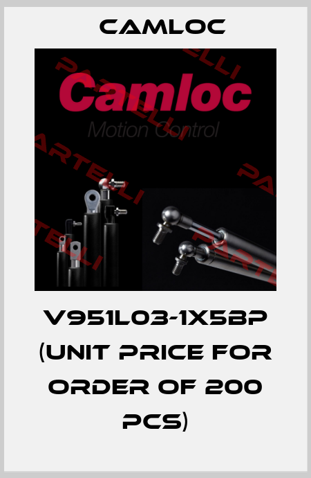 V951L03-1X5BP (unit price for order of 200 pcs) Camloc