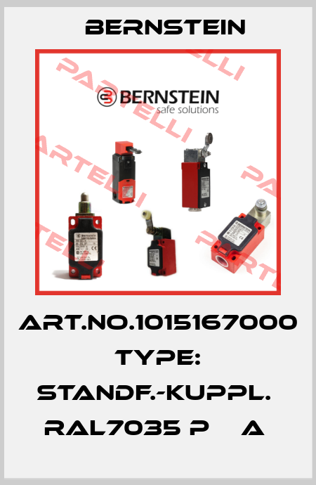 Art.No.1015167000 Type: STANDF.-KUPPL.  RAL7035 P    A  Bernstein