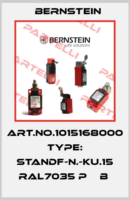Art.No.1015168000 Type: STANDF-N.-KU.15 RAL7035 P    B  Bernstein