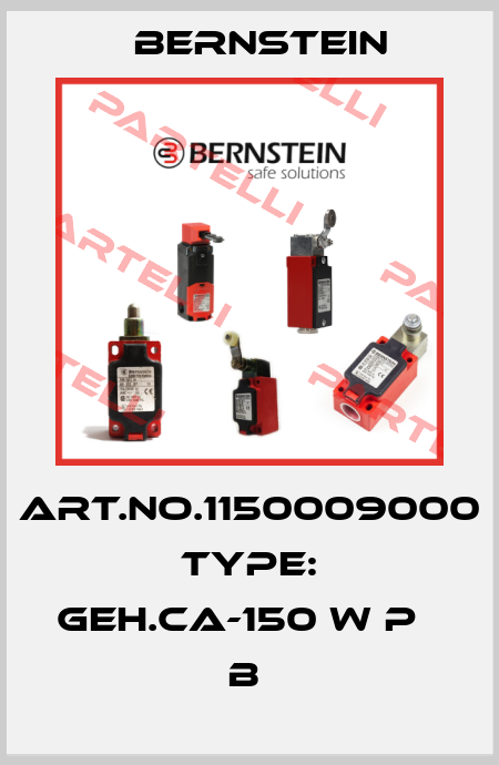 Art.No.1150009000 Type: GEH.CA-150 W P               B  Bernstein