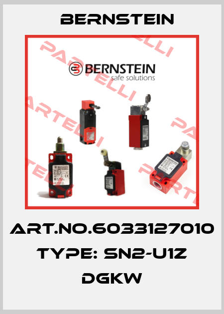 Art.No.6033127010 Type: SN2-U1Z DGKW Bernstein