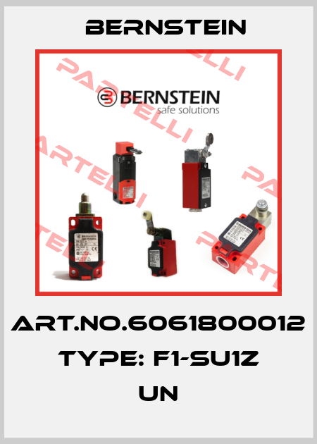 Art.No.6061800012 Type: F1-SU1Z UN Bernstein