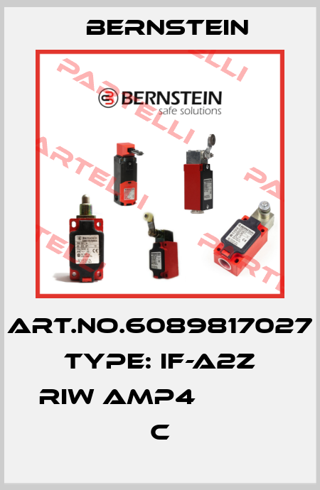 Art.No.6089817027 Type: IF-A2Z RIW AMP4              C Bernstein