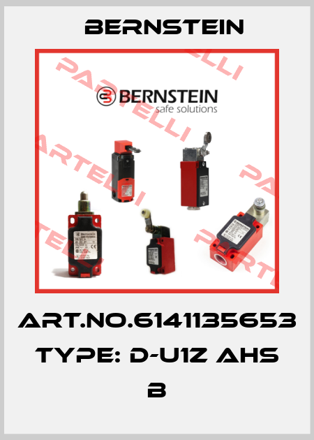 Art.No.6141135653 Type: D-U1Z AHS                    B Bernstein