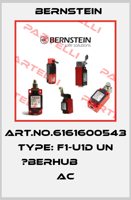 Art.No.6161600543 Type: F1-U1D UN ?BERHUB           AC Bernstein