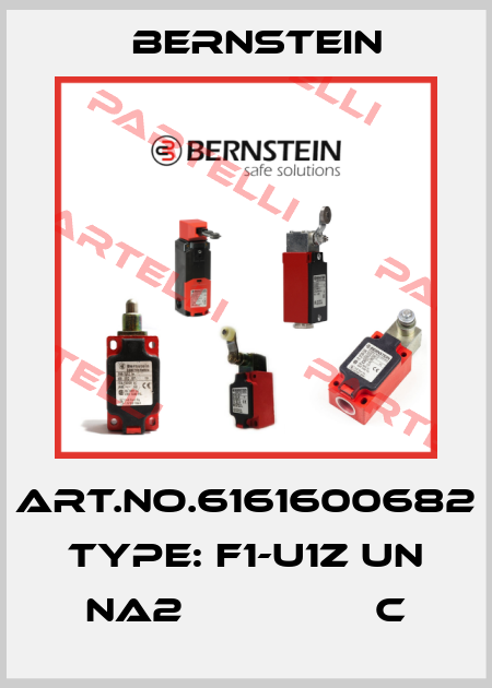 Art.No.6161600682 Type: F1-U1Z UN NA2                C Bernstein