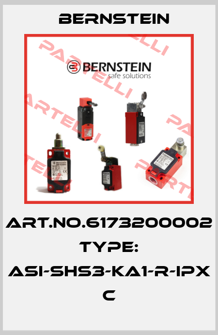 Art.No.6173200002 Type: ASI-SHS3-KA1-R-IPX           C Bernstein