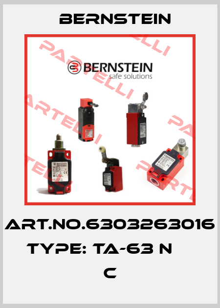 Art.No.6303263016 Type: TA-63 N                      C Bernstein