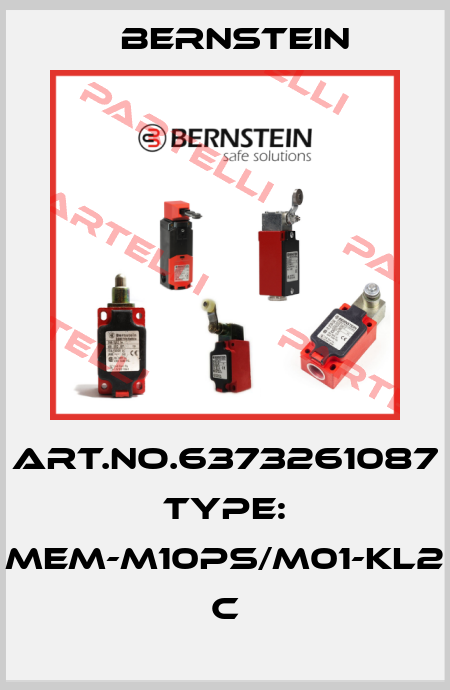 Art.No.6373261087 Type: MEM-M10PS/M01-KL2            C Bernstein