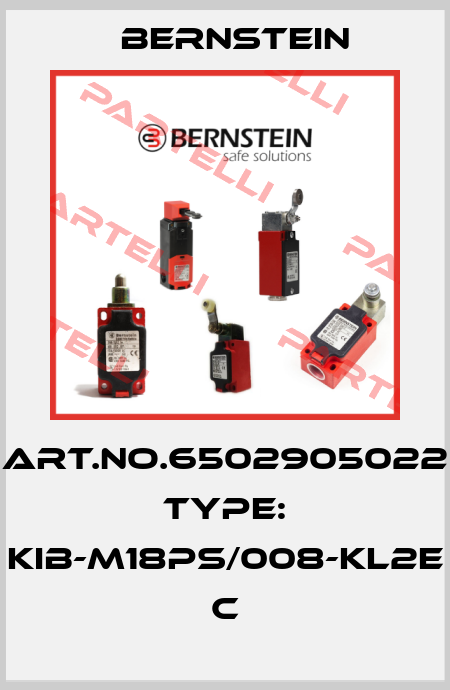 Art.No.6502905022 Type: KIB-M18PS/008-KL2E           C Bernstein