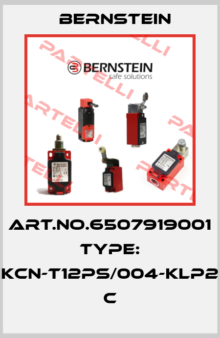 Art.No.6507919001 Type: KCN-T12PS/004-KLP2           C Bernstein