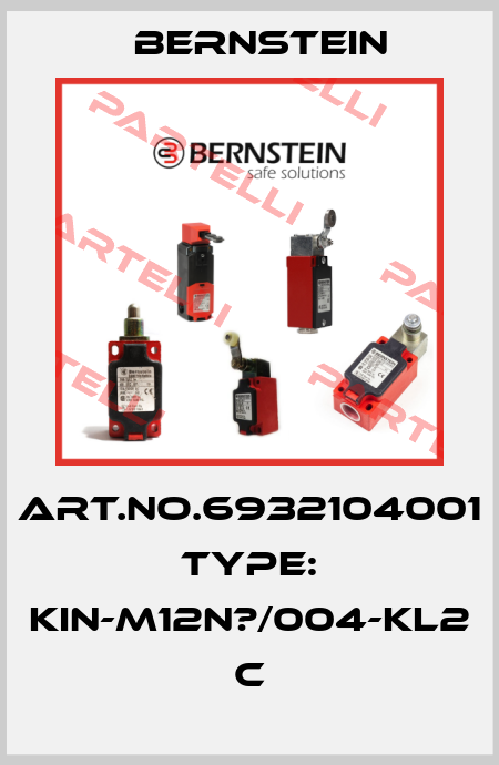 Art.No.6932104001 Type: KIN-M12N?/004-KL2            C Bernstein