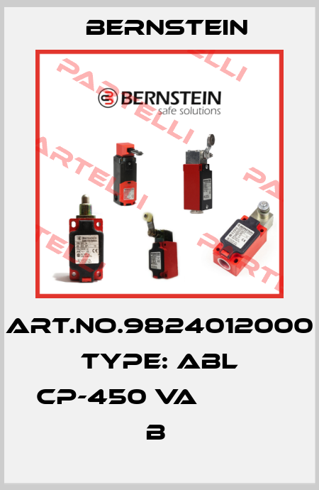 Art.No.9824012000 Type: ABL CP-450 VA                B  Bernstein