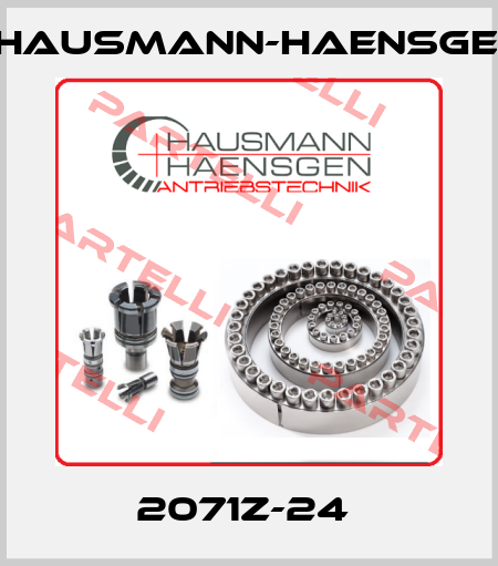 2071Z-24  Hausmann-Haensgen