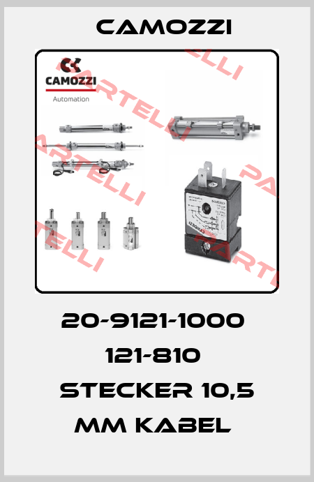 20-9121-1000  121-810  STECKER 10,5 MM KABEL  Camozzi