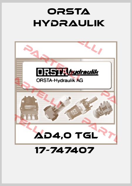 AD4,0 TGL 17-747407  Orsta Hydraulik