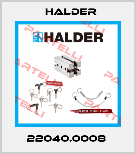 22040.0008  Halder