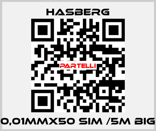 0,01MMX50 SIM /5M BIG Hasberg