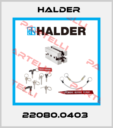 22080.0403  Halder