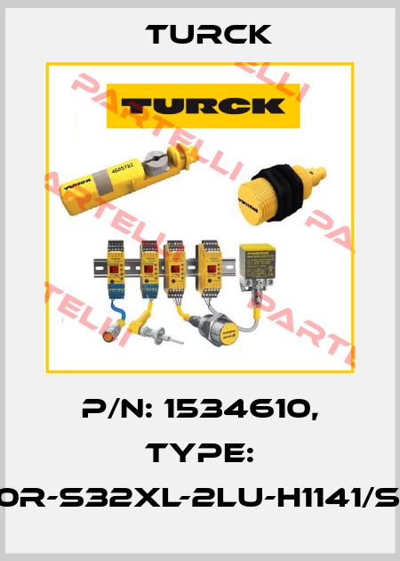 p/n: 1534610, Type: NI100R-S32XL-2LU-H1141/S950 Turck